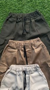 TakahikoKids Celana Cargo Bahan Catton Twill Stret Premium Usia 1-8 Tahun