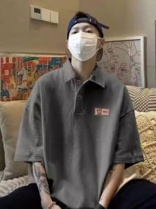 Áo Thun Polo Cotton Nguyên Chất Cỡ Lớn 300 Pound Mùa Hè Cho Nam Cổ Polo Tay Ngắn Dáng Rộng Thoải Mái Thoáng Khí