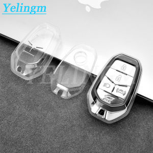For Ssangyong Rexton Y400 Y450 G4 2021 2022 Keyless Protector Accessories Transparent Car Remote Shell Fob Holder Key Case Cover