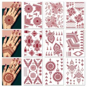 Red Vintage Henna Temporary Tattoo: A Guide for Women Body Art