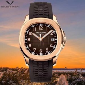 Specht&Sohn Mens Fashionable Automatic Mechanical Watch with Luminous Core Gold Color Strap Explosion Hand Watch