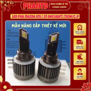 Đèn led pha ô tô H15 công suất thực 110w/cặp 55w/bóng có định vị ban ngày (Bảo hành chính hãng 18 tháng)