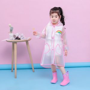 Jas Hujan Anak/Jas Hujan Bening Transparant