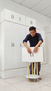 F&F :WARDROBE WITH SHELF / Almari baju /kabinet baju / almari baju budak /Almari Baju Besar