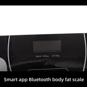 KIMP Weight Scale Bluetooth Rechargeable Electronic Intelligent Weight Loss Body Fat Scale Balances