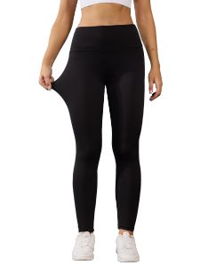 Quần Legging Nữ Cao Cấp Điều Khiển Bụng Siêu Mềm Không Nhìn Xuyên Qua Để Tập Luyện Tập Yoga Chạy Bộ Thể Thao Dài Đến Mắt Cá Chân