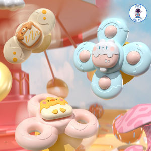 Đồ Chơi Montessori Con Quay Spinner Dính Tường Hoạ Tiết Động Vật Gấu Thỏ Vui Nhộn Nhiều Màu Sắc
