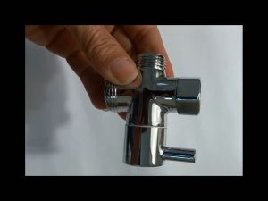 Bộ chuyển đổi nước van chia 2 chế độ nước tê chia sen cầm tay thành sen tắm đứng bộ phân chia nước sen vòi