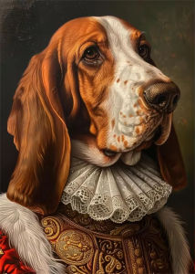 Oil Painting By Numbers Funny Dogs Portrait Vintage DIY Number Drawing Canvas Pictures By Numbers Home Decor Large Size