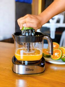 💥GIAO HỎA TỐC 💥MÁY VẮT CAM OLIVO CJ12 DÙNG ĐIỆN DUNG TÍCH 1.2L BẢO HÀNH 12 THÁNG