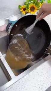 Stainless Steel Long Handle Pot Brush Kitchen Wire Brush Wash Scrub Pots Pans