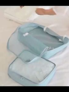 7 in 1 Organizer Bag luggage organizer cube bag Luggage packing bag  packing  luggag  waterproof travel storage bags sealed packaging travel clothes underwear shors storage set foldable with zipper multifunctional portable storage bag