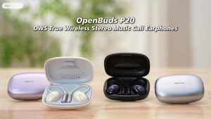 【Remax】OpenBuds P20 OWS Open-Ear Wireless Earbuds - ANC+ENC 3D Spatial Audio 7H Playtime 400mAh Charging Case 180-Day Standby Lightweight Comfort Fit