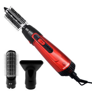 Máy Sấy Tóc Nóng 3 Đầu Solimpia 800W Máy Làm Thẳng Uốn Chải Tạo Kiểu Tóc Cho Nữ
