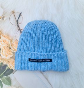 หมวกแฟชั่นกันหนาวไหมพรม6สีพร้อมส่ง