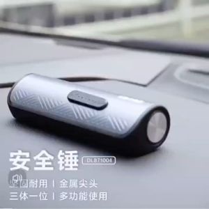 Búa Thoát Hiểm Ô Tô Đa năng 2in1 Deli - bảng số điện thoại ô tô - Có dây nguồn - Phá vỡ cửa sổ nhanh chóng