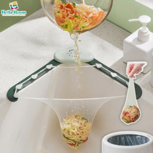 Sink Strainers Basket Soup Food Residues Drainer Dishwashing Basin Pool Triangle Drain Basket Kitchen Accessories