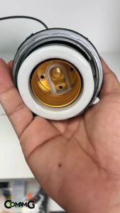 Sentoshi ขั้วห้อยอลูมีเนียม กันน้ำ สำหรับหลอดไฟขั้วE40 ขั้วเซรามิค