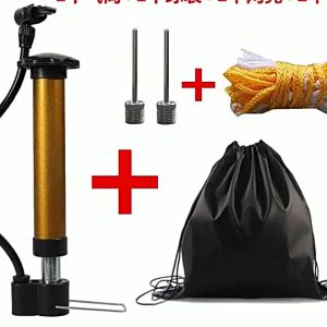 ที่สูบลมเอนกประสงค์ ที่สูบลมจักรยาน ขนาดพกพา ที่สูบลมลูกบอลพร้อมเข็ม เครื่องสูบลม