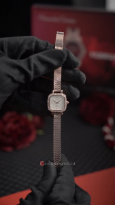 Jam Tangan Wanita Alexandre Christie Passion AC 2B72 LHBRGSL Sapphire White Dial Rose Gold Stainless Steel Strap