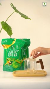 Trà cà gai leo Rau má Sadu thanh nhiệt mát gangiảm tình trạng mụn nhọtnóng trong
