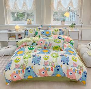 ชุดผ้าปูที่นอน || ผ้านวม ลายมอนสเตอร์🍏พร้อมส่ง💢 มีบริการเก็บเงินปลายทาง‼️