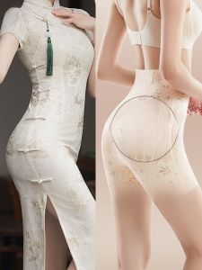 MiiOW | Ladies High-Waist Shaping Underwear Cat Woman Tummy Control Briefs Butt Lifting Traditional Cheongsam Special New 2025 Summer Safety Pants