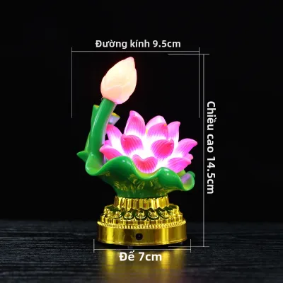 YUANQINGCHUAN | Đèn Bàn Thờ Phật Sử Dụng Pin và Điện LED