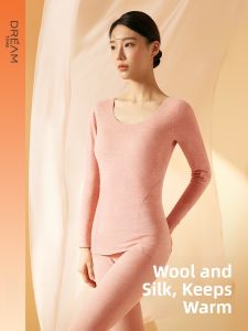 DREAM TIME | Wool Silk Dralon Heated Underwear Set Women
