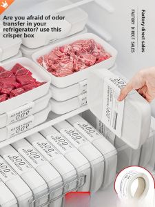QUANNLIFE | Japanese Style Food Grade Fridge Freezer Preservation Box Portion Control Meat Storage Container Kitchen Organization Tool