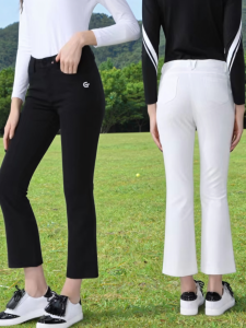 Golfist | Womens Slim Fit 9/10 Length Korean Style Casual Pants