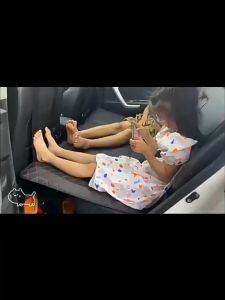 Foldable Car Non-Inflatable Backseat Rear Seat Folding Bed Car Mattress Car Bed Travel Car Mattress Back Seat Tilam