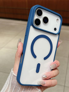 Magnetic Absorption Transparent Protective Case for  17Promax 16ProMax 13 Anti-Fall Simple Design 12 Soft Shell 12Promax