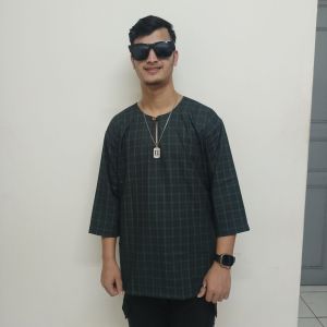KURTA PETAK 2025 NEW ARRIVAL STYLISH EXCLUSIVE PREMIUM QUALITY AND COTTON FEVRIC LENGANG 3/4 SUKU.