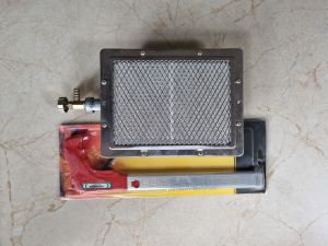 bếp nướng gas du lịch đa năng loại 17x22cm tặng mồi lửa