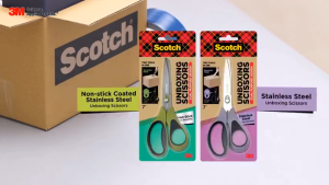 [TapeExpert] 3M Scotch Non-Stick Unboxing Scissors 7" Multipurpose Cut Tape Packing Sharp Durable