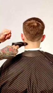 Soft Hair Cleaning Brush Hair Cut Brush Neck Face Duster Brush Barber Tool