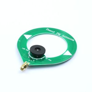 diymore | 75Mhz-135Mhz 5W Mini Loop Antenna Module Sweet Donut FM Antenna SMA Male Interface Green Board