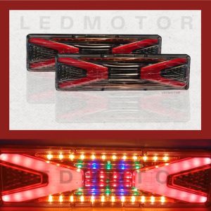 24V Stoplamp Variasi VV Lampu Rem Belakang Truk Kedip - 1 Set