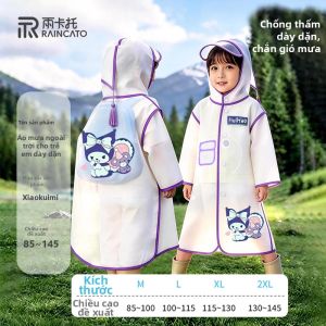 RAINCATO | Áo Mưa Chống Thấm Có Khe Đựng Ba Lô Dành Cho Học Sinh
