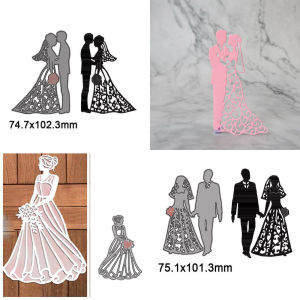 Wedding Groom Bride metal cutting dies Scrapbooking decoration paper craft knife mould blade punch Embossing stencils template