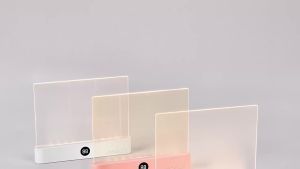 2 In 1 LED Book Light USB Rechargeable Night Vision Reading Lamp Eye Protection Flat Panel Desk Light for Students Indoor Readin