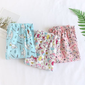 Quần Ngủ Cotton Nguyên Chất Cho Trẻ Em Mùa Xuân Hè Chống Muỗi Quần Áo Mặc Nhà Thoải Mái Dễ Thương Hoạt Hình Cho Bé Trai Và Bé Gái