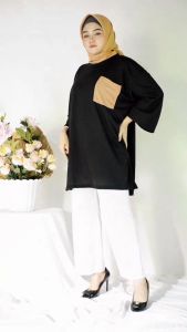 Baju Atasan Kaos Oversize Wanita Kekinian