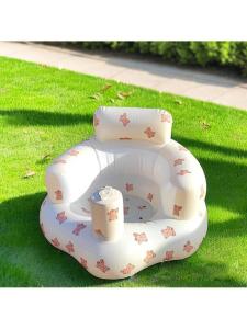 Inflatable Folding Baby Chair Childrens Toy Small Sofa Learning to Sit Bench Eco-friendly PVC Material for Kids