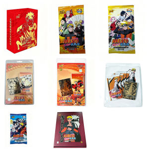 KAYOU Naruto Collection Cards Booster Packs Anime Trading Album Rare Flash Card Toy Set For Kids Birthday Gift