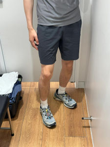 Deep Grey Ice Silk Quick Dry Mens Sport Shorts Summer American Style Fitness Running Pants Youth Casual Straight Leg Trousers