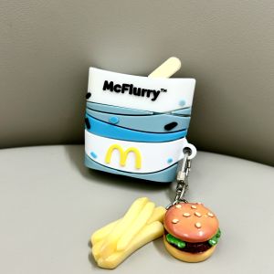 McWind Protection Case for Airpods pro 3 Airpods 4 Apple Earphones Silicone Soft Shell B006 Model Simple Design Cartoon Pattern