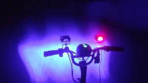 Motorcycle LED and Car Mini Driving Light Set Five Modes (2PCS) LED Headlight Fog Light 60W 12000lm Driving Headlight Bulb IP68 Waterproof Auxiliary Spotlight + DRL Blue