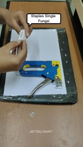 Staples Tembak Single Fungsi CPT National Gun Tacker Stapler Perekat Powerfull